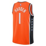 Los Angeles Clippers Trikot James Harden Nike 2025-26 City Edition Orange Swingman - Herren